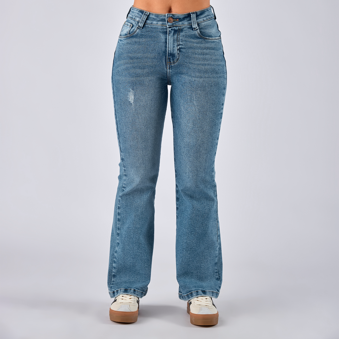 JEAN FLARE BOOT TIRO MEDIO Ref: 552715