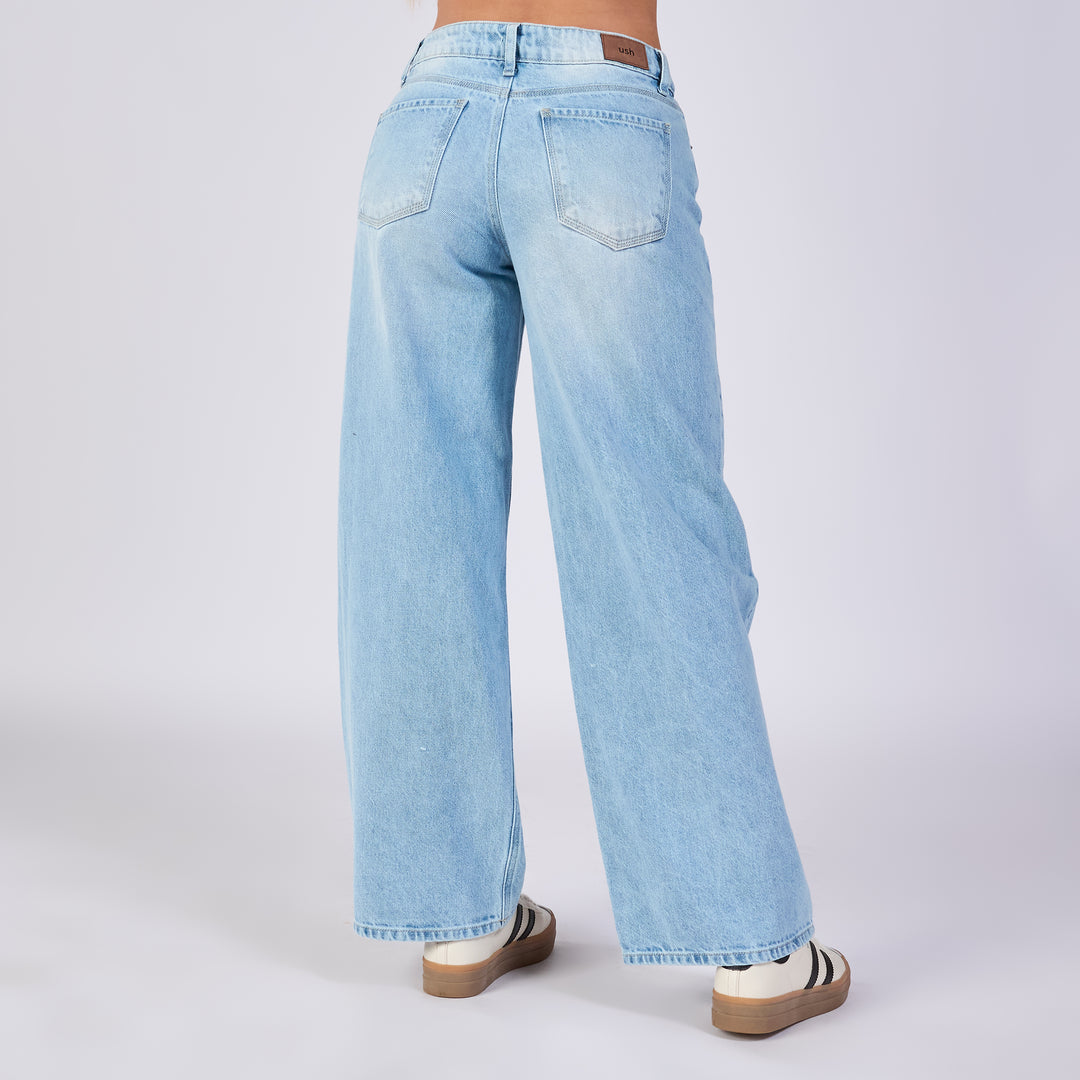 JEAN WIDE LEG TIRO MEDIO Ref: 552730