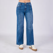 JEAN WIDE LEG TIRO MEDIO Ref: 552705