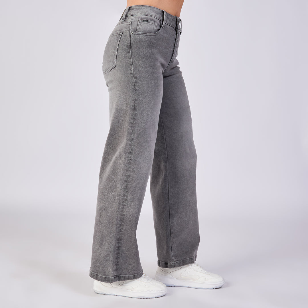 JEAN WIDE LEG TIRO MEDIO Ref: 552731