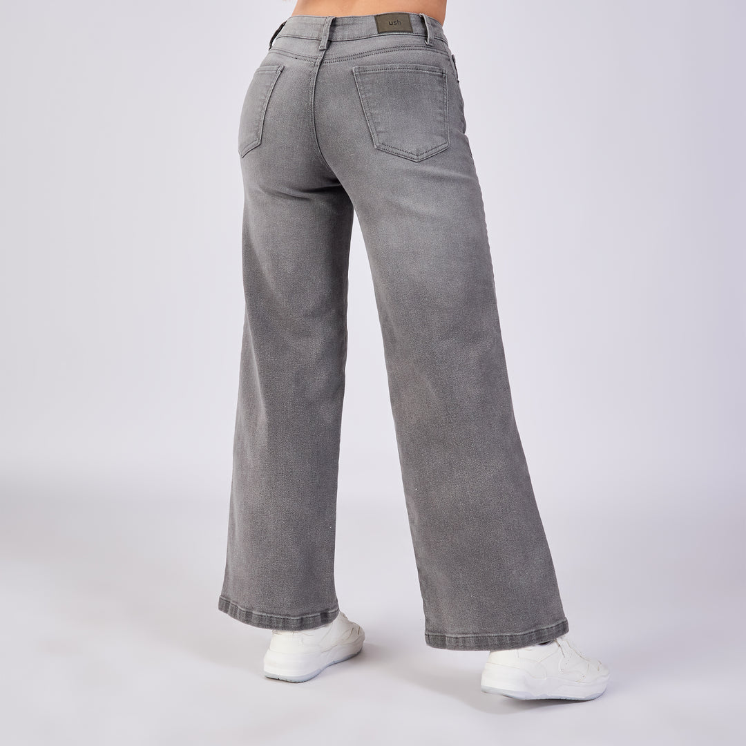 JEAN WIDE LEG TIRO MEDIO Ref: 552731