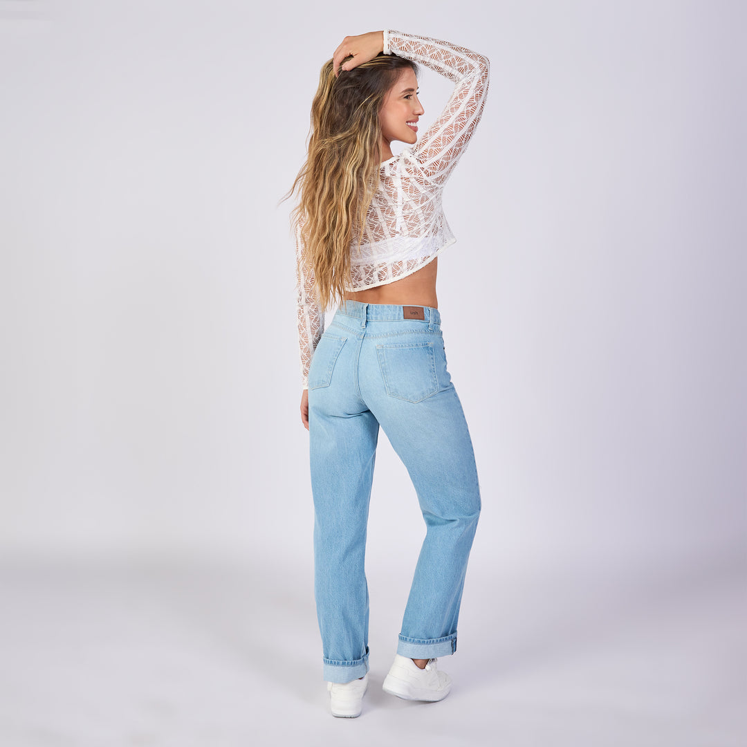 JEAN STRAIGHT BOOT TIRO MEDIO REF: 552697