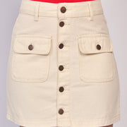 REF: 558077 Falda dama rígida, color crudo