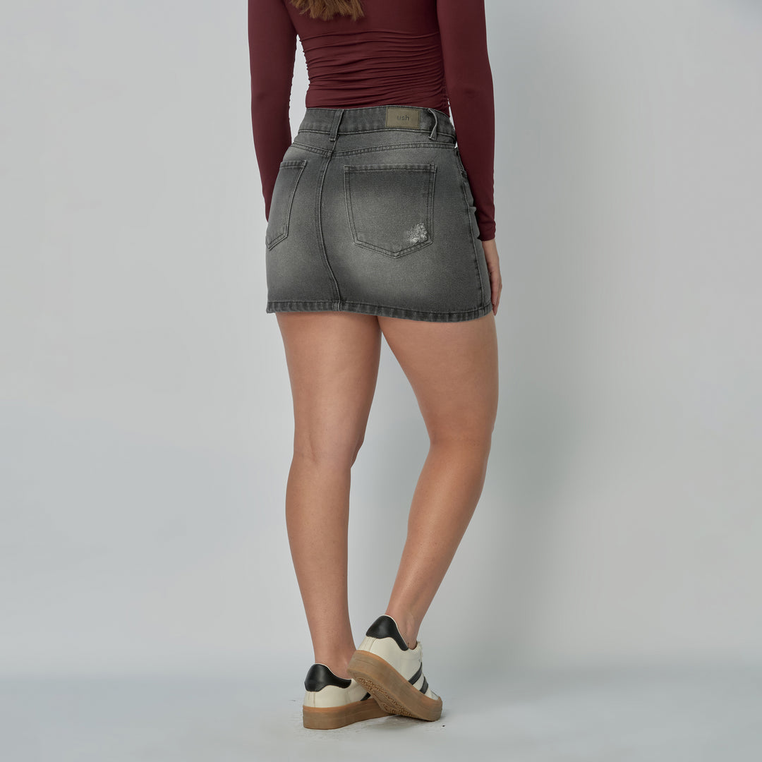 Ref: 558080 Falda dama rígida, color Gris