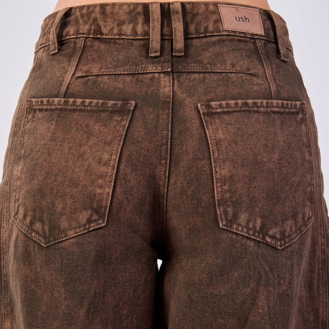 Ref: 552733 Jean barrel rígido mocca