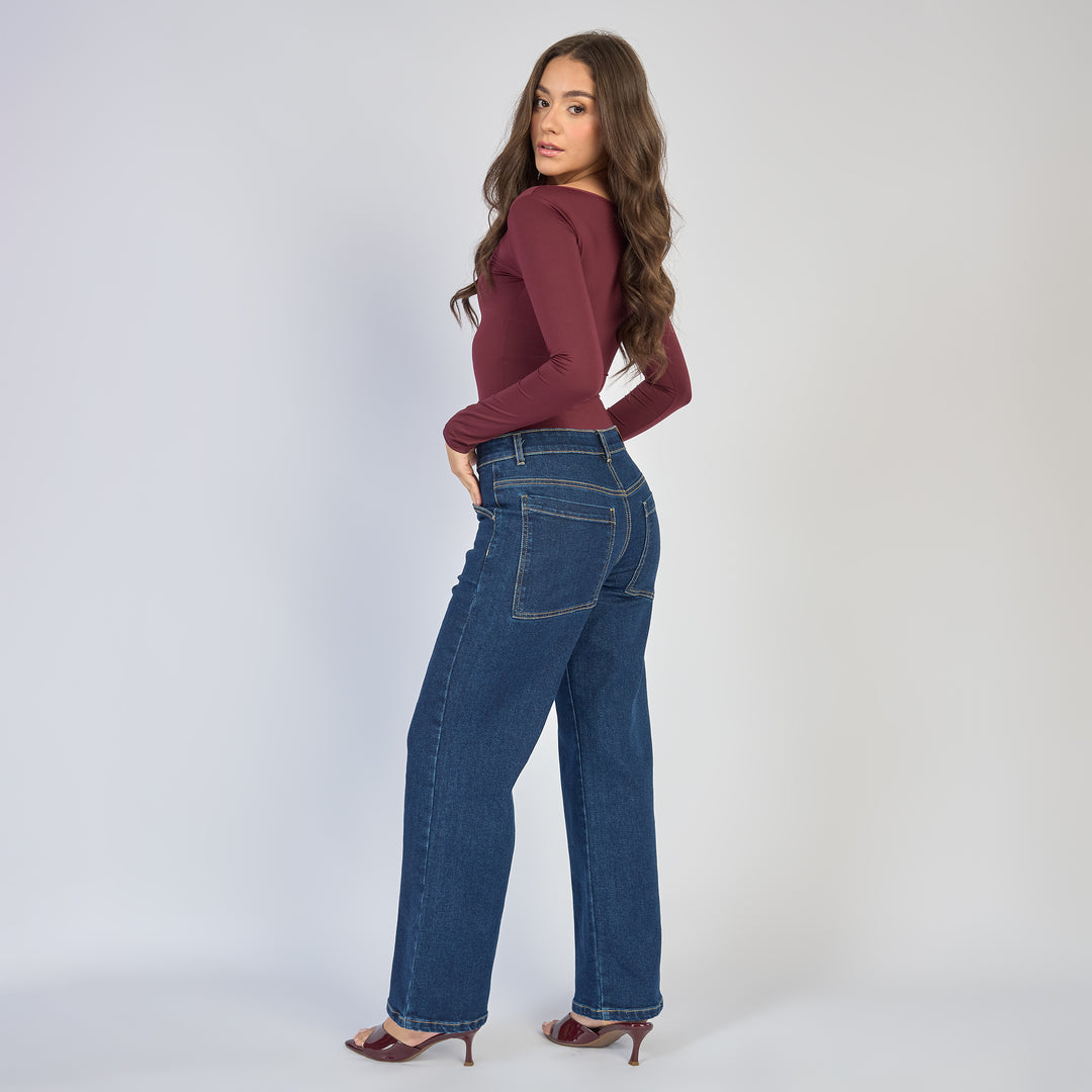 Ref: 552828 Jean dama vaquero licrado color azul oscuro