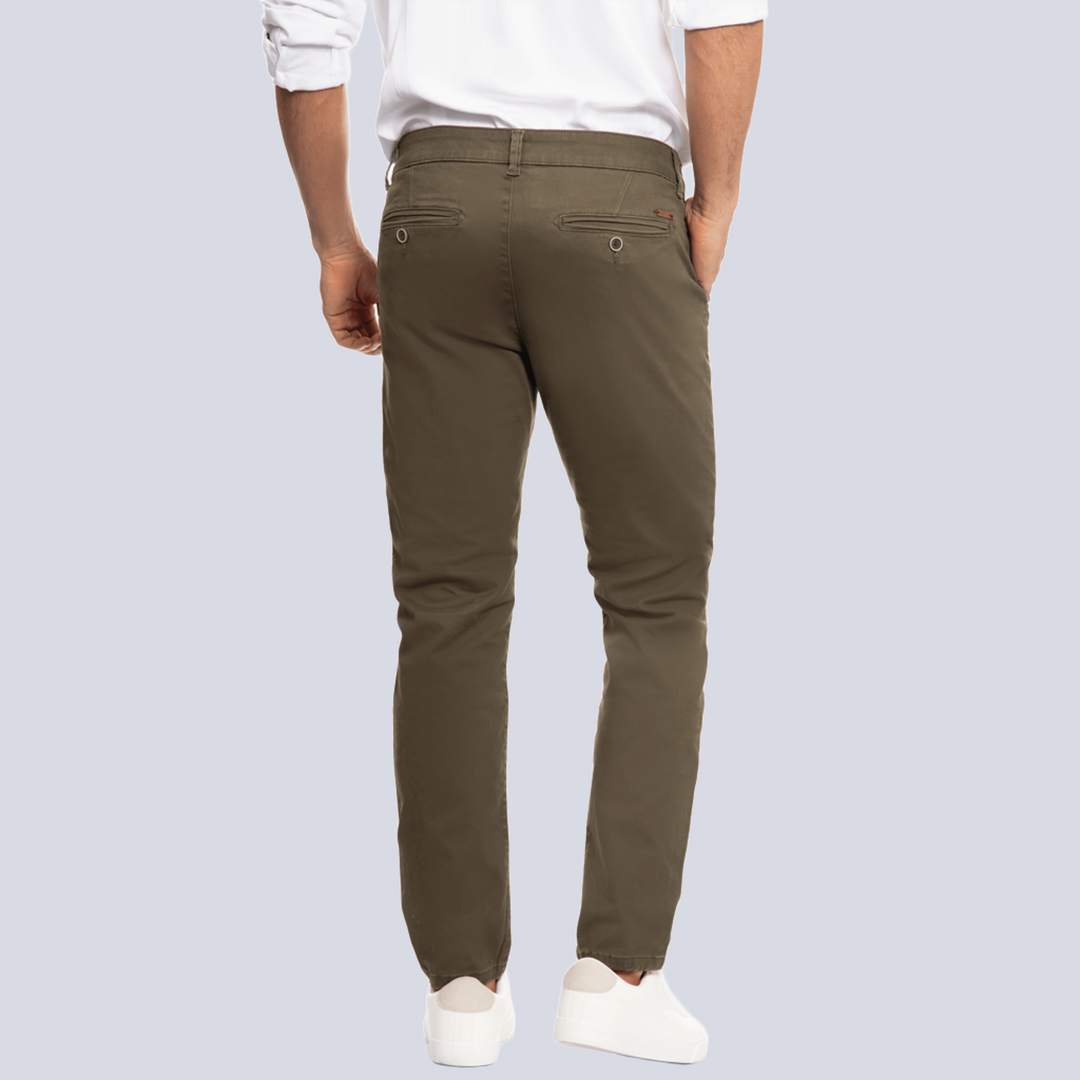 Ref: 600693 Pantalón hombre slim fit licrado tipo Docker