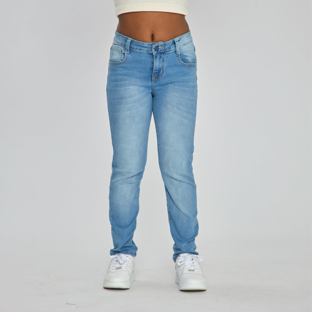 JEAN SKINNY LICRADO TIRO ALTO Ref: 350080