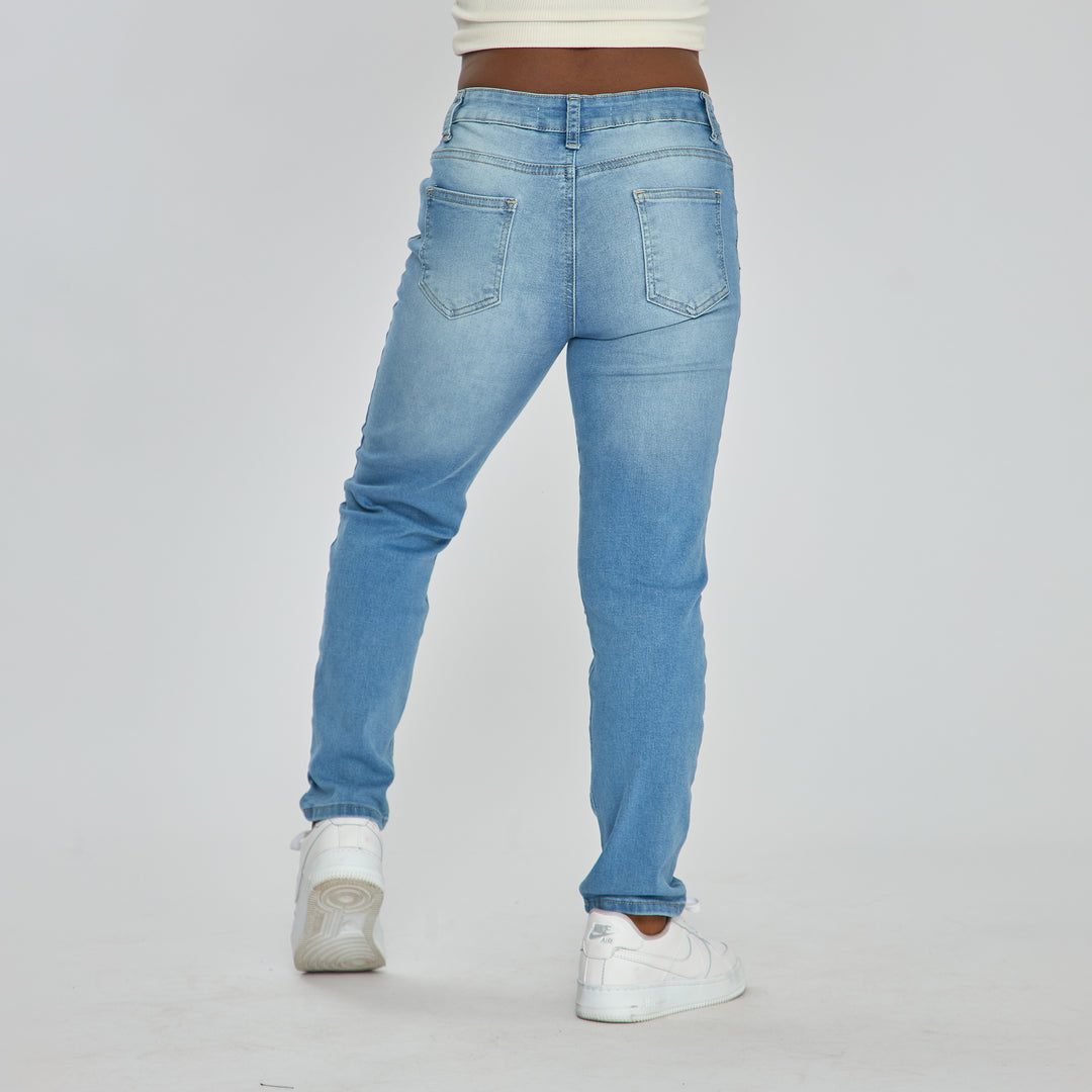 JEAN SKINNY LICRADO TIRO ALTO Ref: 350080