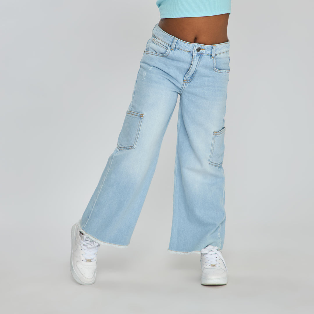 JEAN CARGO WIDE LEG TRO ALTO Ref: 350073