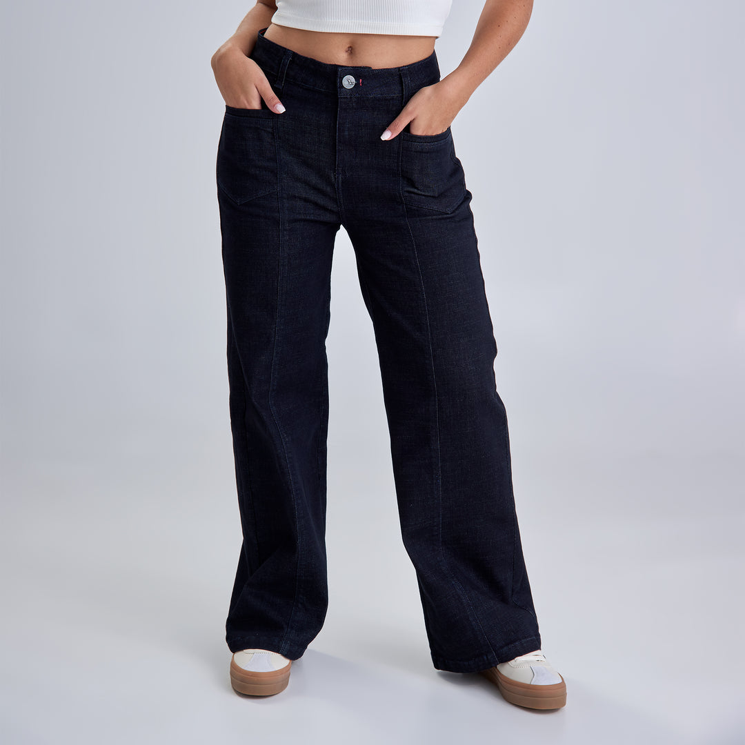 JEAN DAMA WIDE LEG TIRO ALTO Ref: 552615