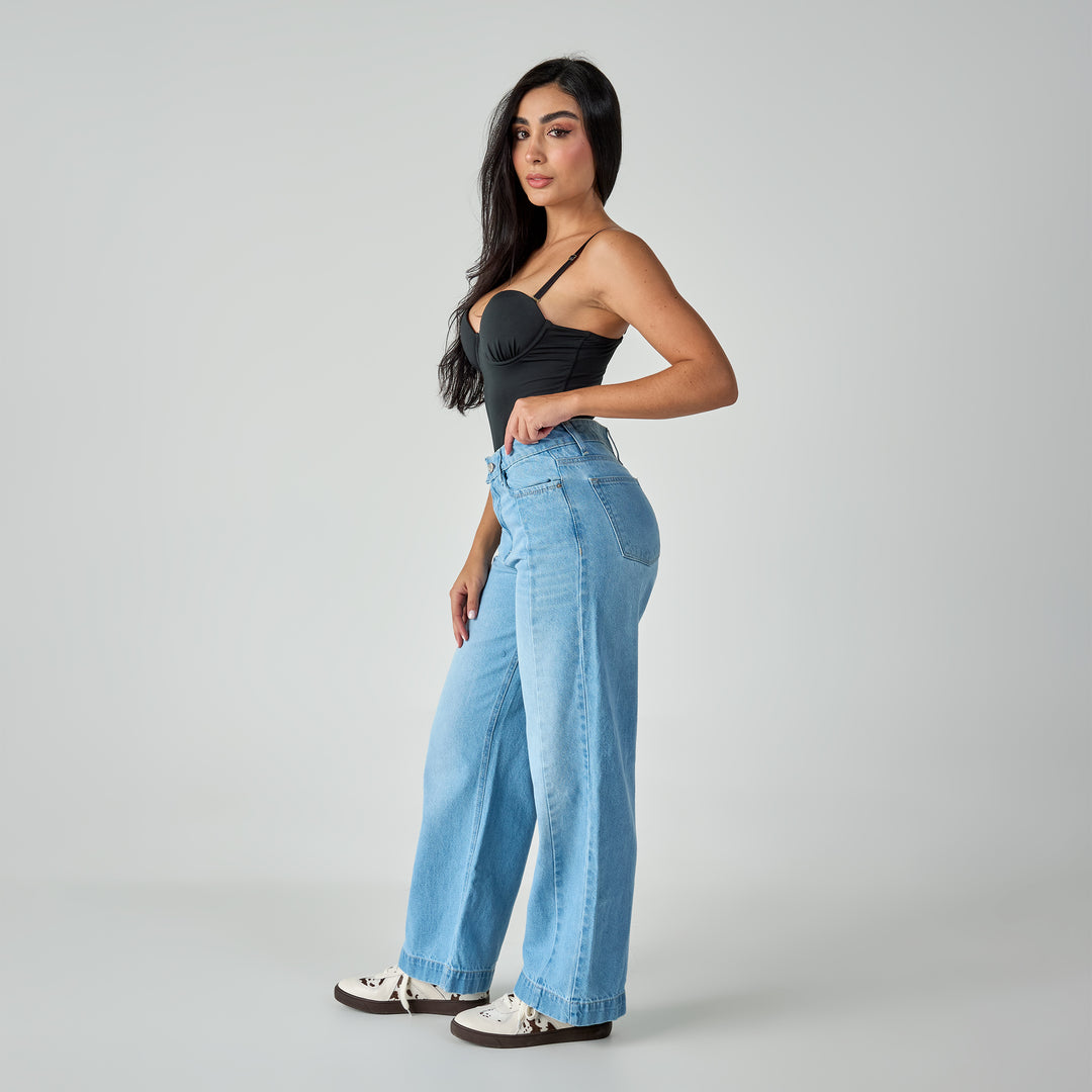 JEAN DAMA WIDE LEG TIRO ALTO Ref: 552675