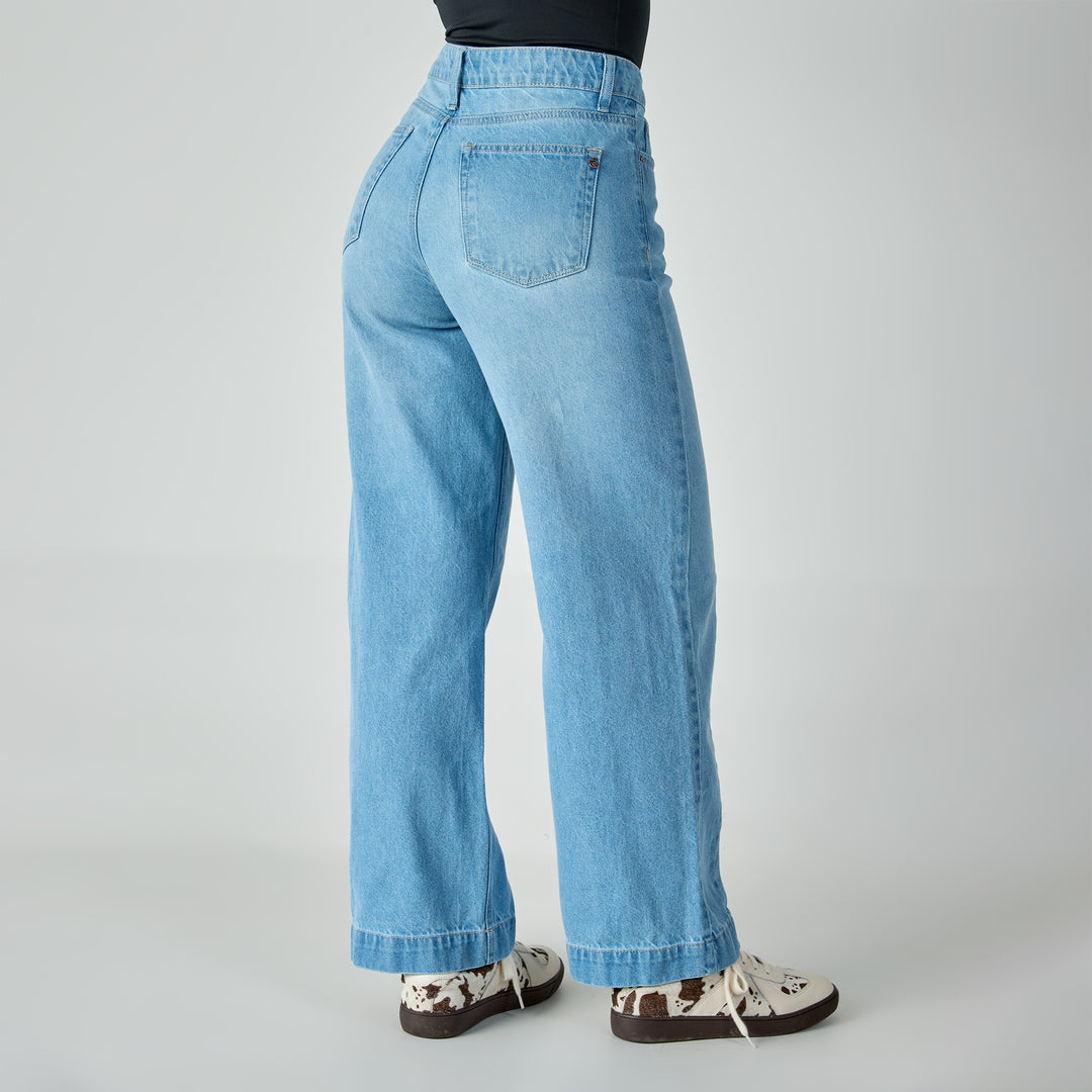 JEAN DAMA WIDE LEG TIRO ALTO Ref: 552675