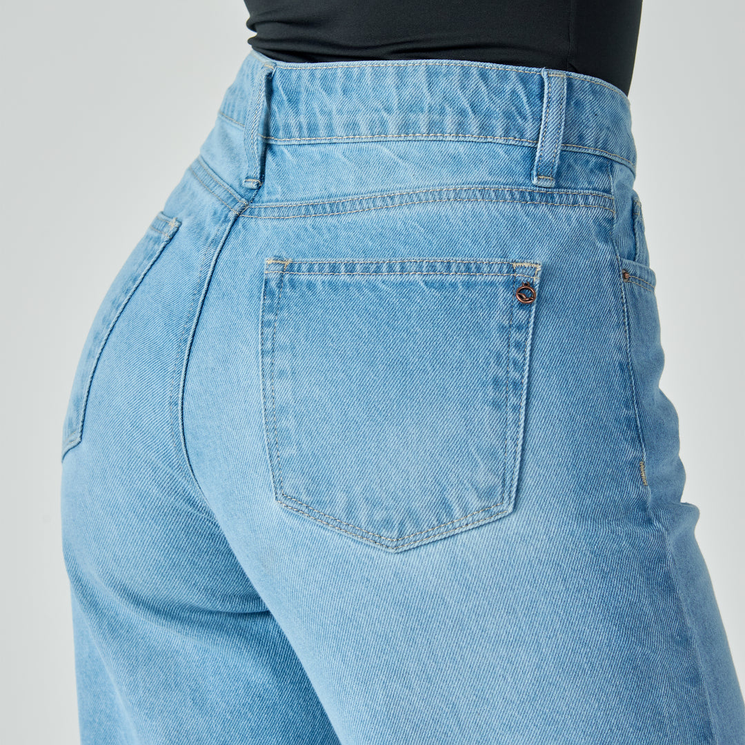 JEAN DAMA WIDE LEG TIRO ALTO Ref: 552675