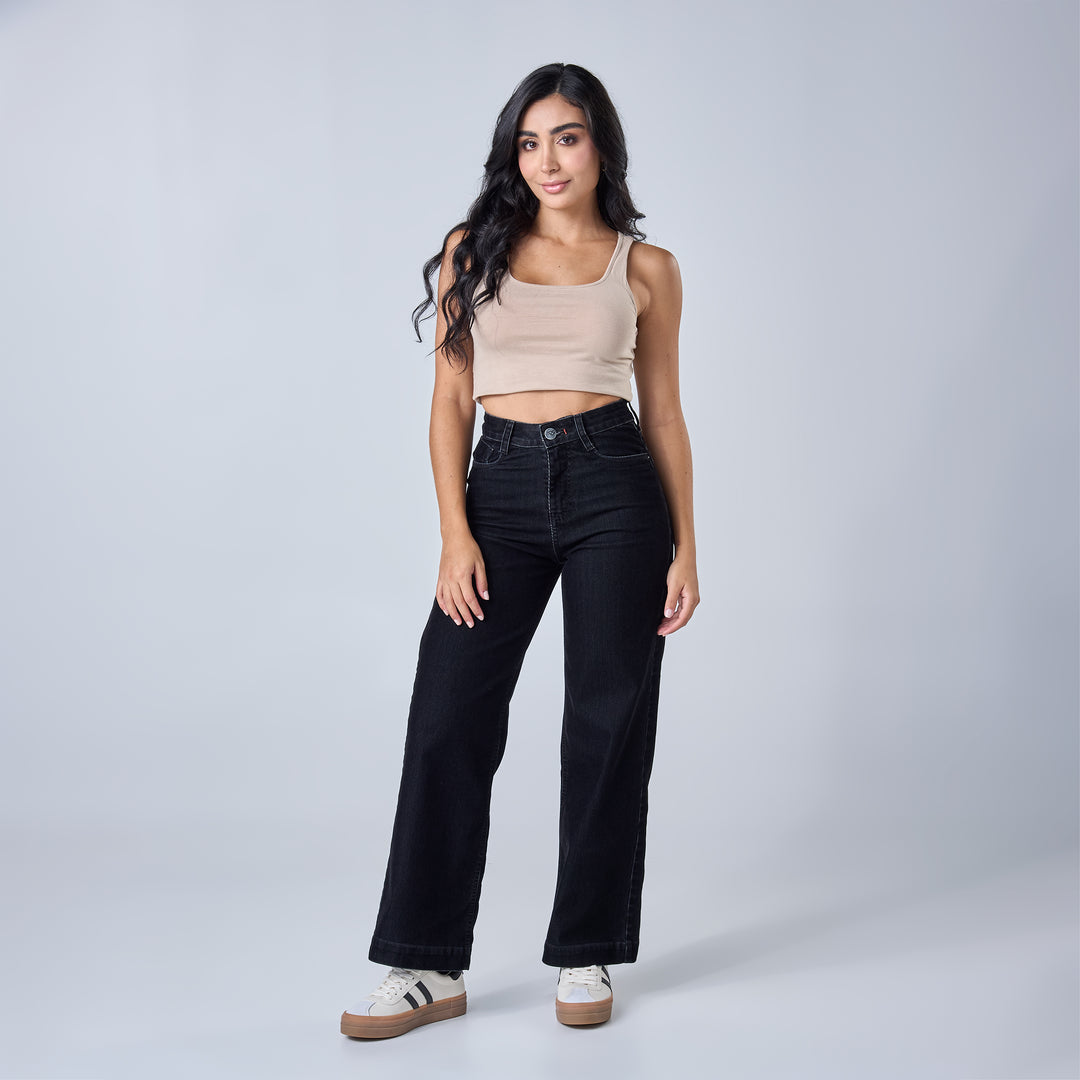 JEAN DAMA WIDE LEG TIRO ALTO Ref: 552689