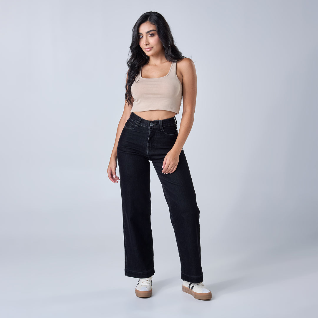 JEAN DAMA WIDE LEG TIRO ALTO Ref: 552689