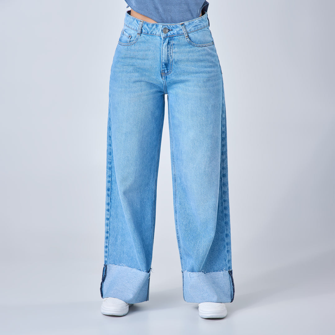 JEAN DAMA WIDE LEG TIRO ALTO Ref: 552672