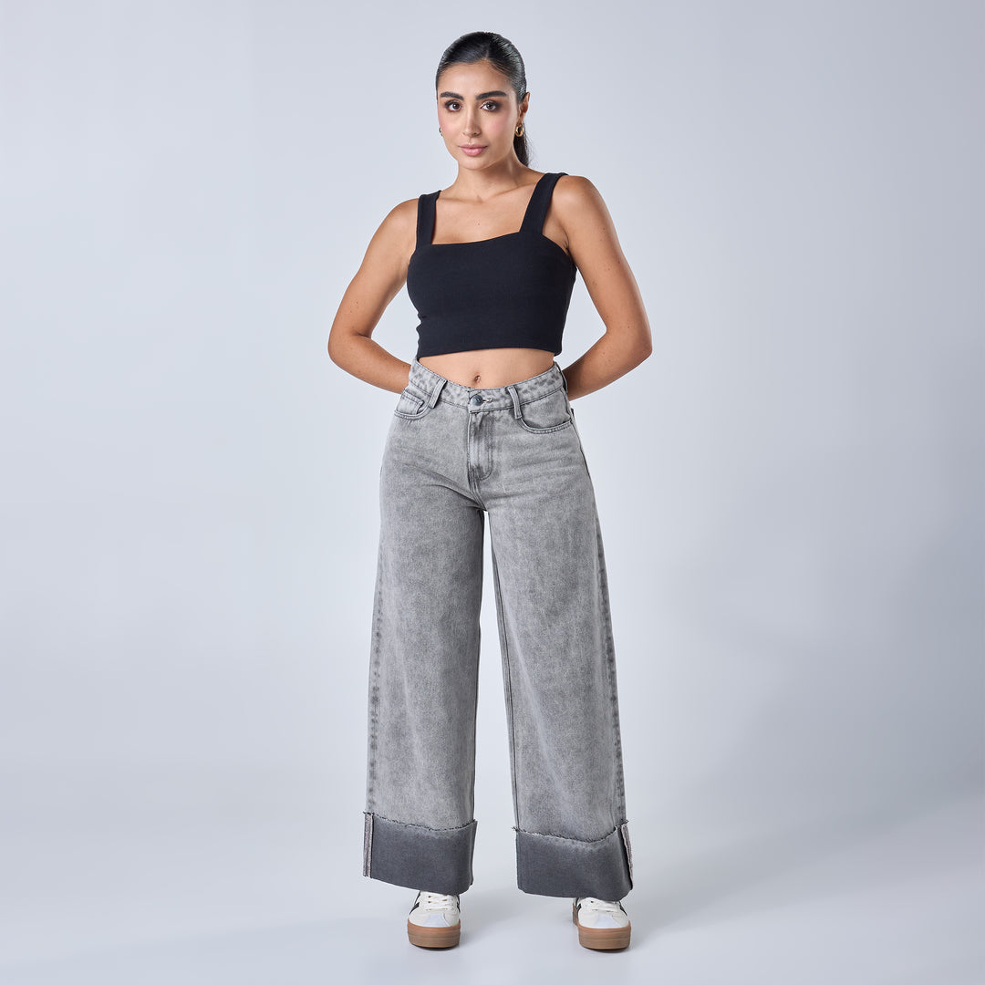 JEAN DAMA WIDE LEG TIRO ALTO Ref: 552683
