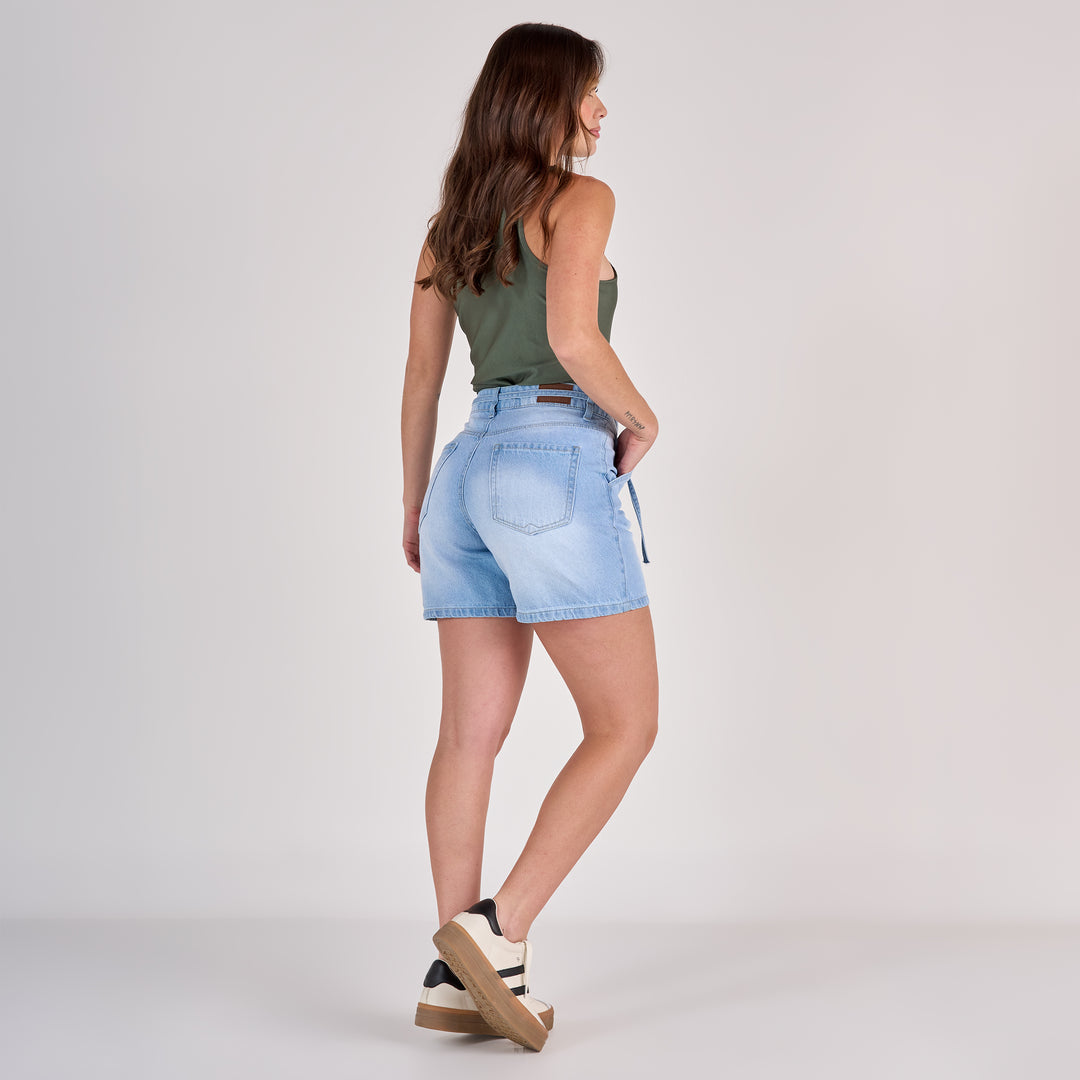 REF: 556282 Short corto dama rígido, color azul claro