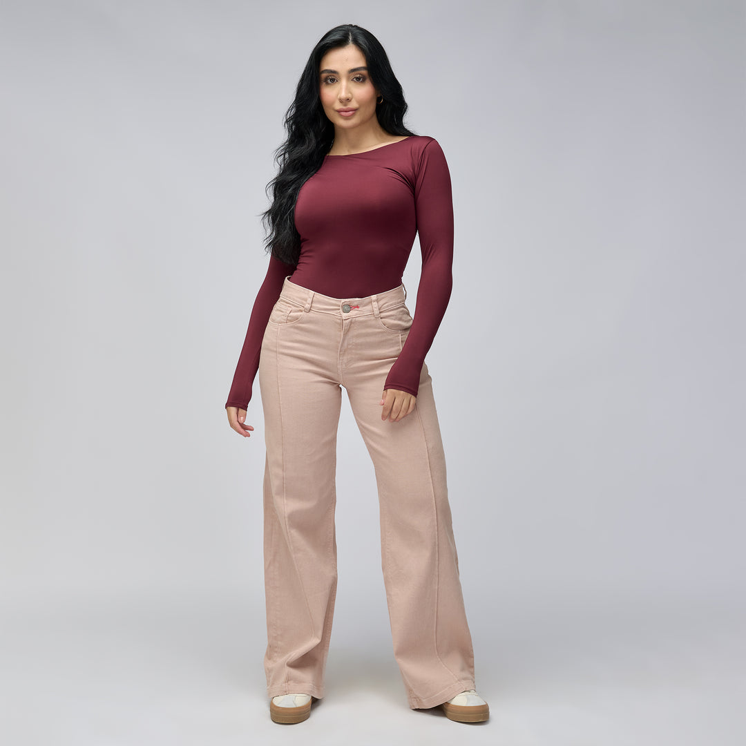 JEAN WIDE LEG TIRO MEDIO Ref: 552795