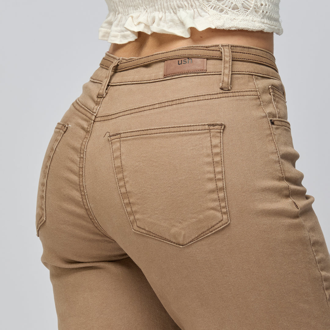 JEAN STRAIGHT TIRO MEDIO CAFÉ REF: 552792
