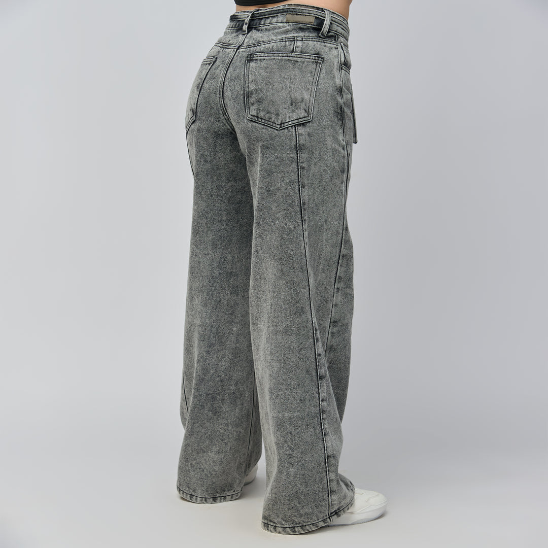JEAN WIDE LEG TIRO MEDIO Ref: 552799