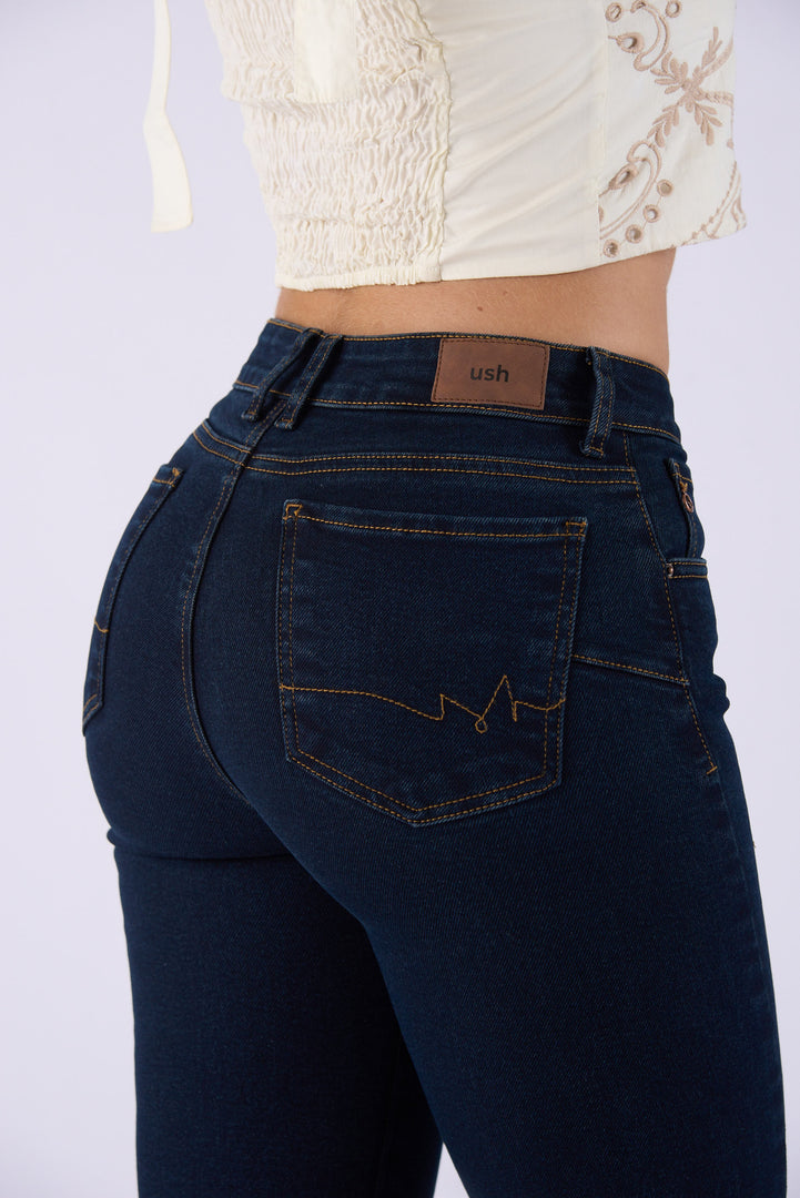 JEAN FLARE BOOT TIRO MEDIO Ref: 552714