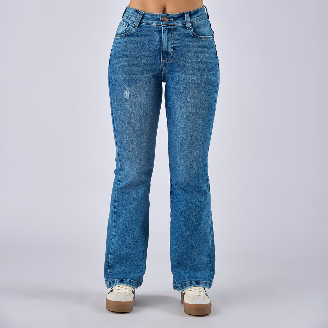 JEAN FLARE BOOT TIRO MEDIO Ref: 552715